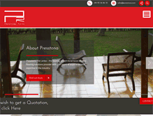 Tablet Screenshot of presstona.com